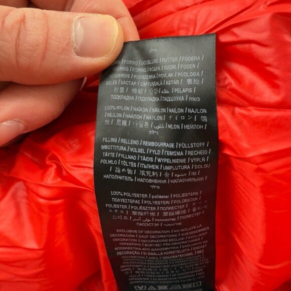 Guess Puffer Red Jacket Men’s Size Medium - Picture 12 of 14